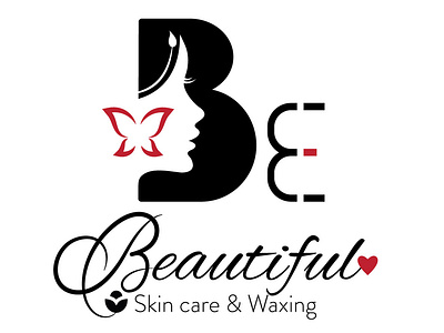 Skin Care Logo Design be beautiful beauty brand butterfly design face illustrator lady letter b logo love pretty salon skin care spa vector waxing women