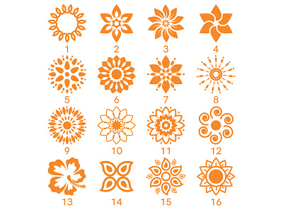 Floral logo designs