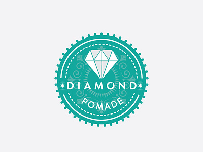 Diamond Pomade Logo diamond diamond logo hair wax illustrator logo logo design pomade pomade logo pomade logo desgn vector white