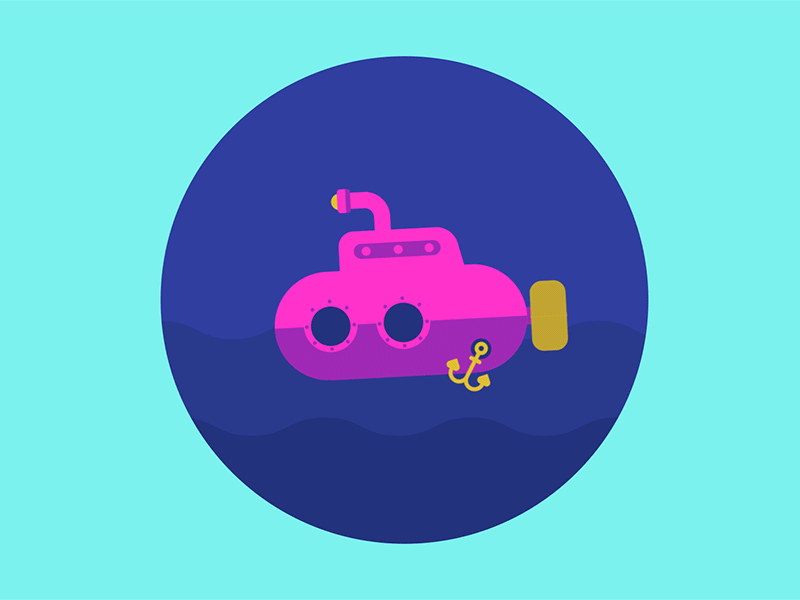 Purple Submarine gif purple submarine