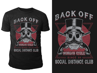 Social distance club t-shirt