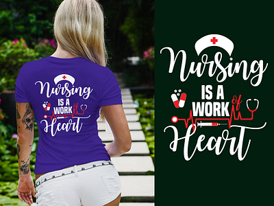 Nursing T-Shirt & Wallet Design design nursingtee tshirtdesign tshirtdesigner tshirtdesignerss tshirtdesignfans tshirtdesigning tshirtdesignlogo tshirtdesigns wallet