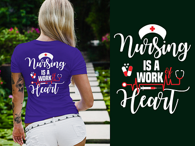 Nursing T-Shirt & Wallet Design