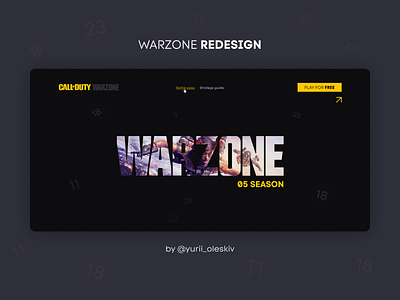 Call of Duty Warzone | Redesign concept