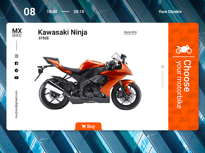 Motorcycle Shop | Design concept motorcycle ux ui web concept
