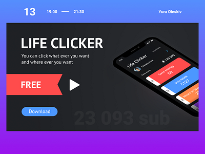 Clicker for people with LOVE