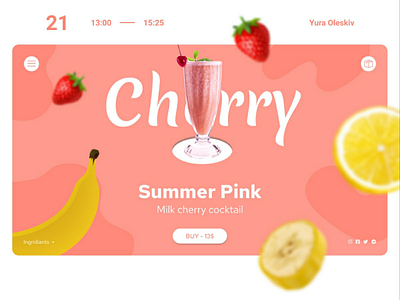 Web site of cocktail