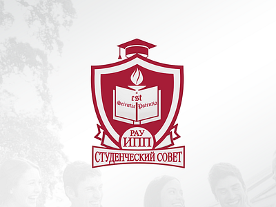 RAU Student Council of the Institute of Law and Policy - Logo avie design branding graphicdesign logo luxury politic red