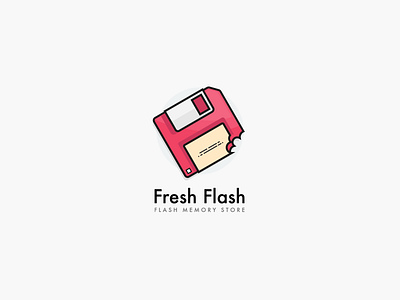 Fresh Flash conceptart logotype vectore