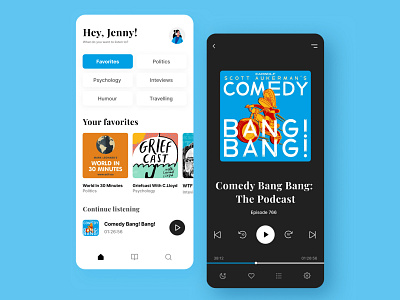 Podcasts App UI Design