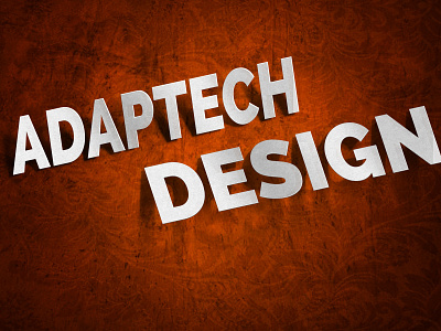 ADAPTECH DESIGN animation branding illustration logo type typography vector