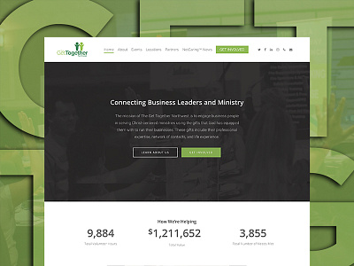 Get Together Northwest non profit website design