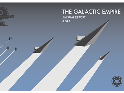 Galactic Empire Annual Report galactic empire graphic design ilustration star wars