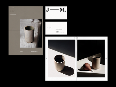 Jocelyn M. branding business card concept design editorial layout magazine photography print type typography whitespace zine