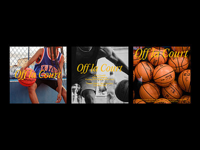 Off la Court - Sports & Lifestyle assets basketball brand identity branding concept design editorial fashion layout lifestyle logo logomark lookbook print sports typography ui ux whitespace