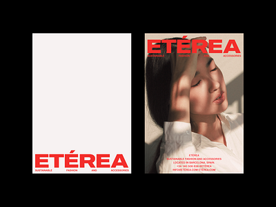 ETÉREA accessories brand identity branding clothing concept design fashion layout letter portfolio print print design typography ui website whitespace