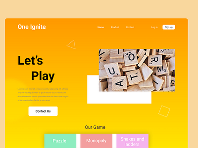 One Ignite - web design