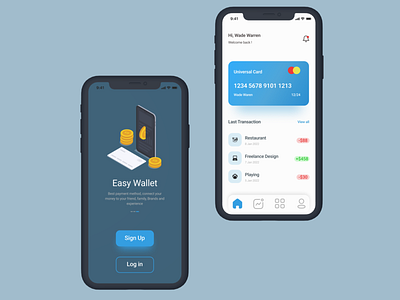 Finance app - Mobile app design