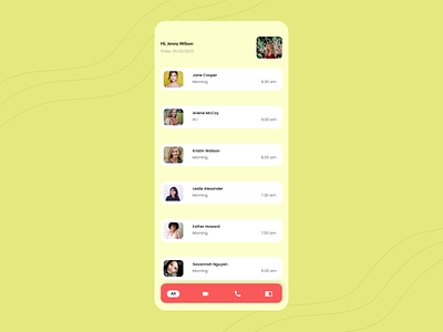 Simple Messaging App - mobile app design design messaging app mobile app design ui ui design user interface design visual design