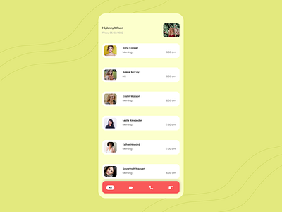 Simple Messaging App - mobile app design