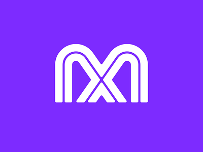MX mark brand branding concept geometric icon letterform lettermark logitech logo logo design logotype mark simple symbol type typography