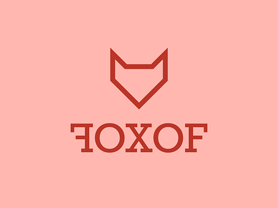 FOXOF - Daily Logo Challenge (Day 16) brand branding challenge clean concept dailylogochallenge flat for fun fox fox logo foxof geometry icon minimal simple