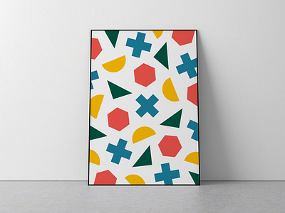 Geometric All-Over Poster