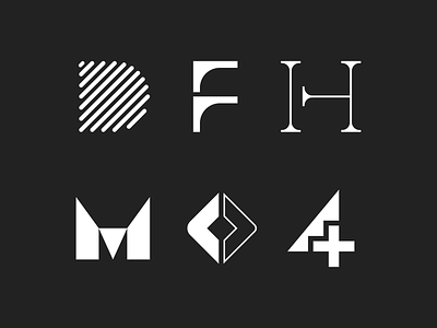 Miscellaneous Letter Symbols brand branding concept dailylogochallenge exercise icon idea letters logo logo 2d simple sketch symbol type