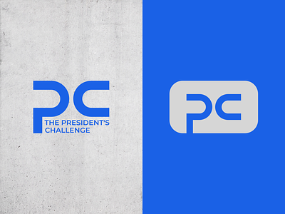 PC lettermark abstract brand branding concept dailylogochallenge icon logo logotype negative space simple text type
