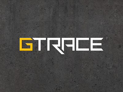 GTRACE - Custom Logotype brand branding concept custom geometric gtrace location logo logotype text type