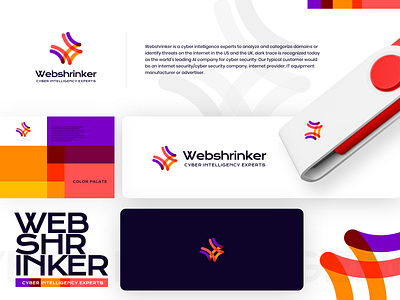 Logo Design for Webshrinker awesome brand brand identity branding design designer icon illustraion inspiration logo vector
