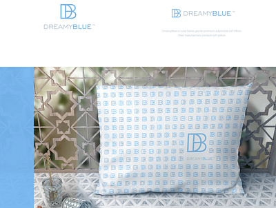 Logo design Dream blue awesome brand brand identity branding branding agency branding design cusion logo logo design branding logodesign product mockup product mockups