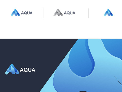 Logo Design Aqua aqua branding branding design chemical clean dry dry cleaning dry logo logo logo design logotype water