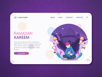 Landing Page Design : Ramadan Special