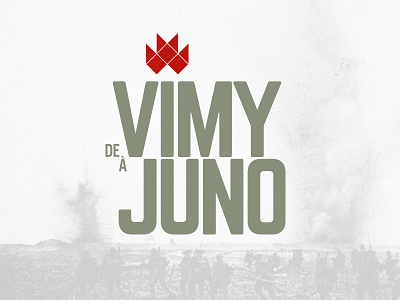 From Vimy to Juno logo canada canadian from vimy to juno history legacy story telling storytelling web design webdesign world war wwi wwii