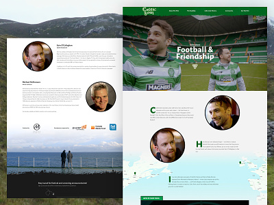 Celtic Soul canada canadians celtic design documentary football ireland montreal responsive scotland sports storytelling ui ux