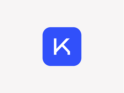 Real estate agent "K" brand graphic design identity logo monogram
