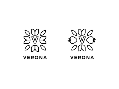 Verona v2 brand identity logo
