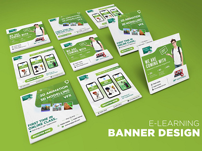 Banner design for E-learning Tutor