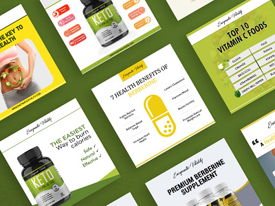 Social Media Designs for a Healthy Eating Company