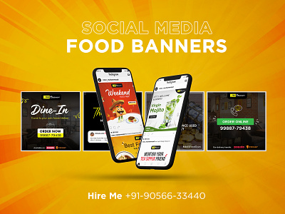 Social Media Food Banners advertisingbanner digitalmedia food banners instagrambanner socialmediabanner socialmediapost