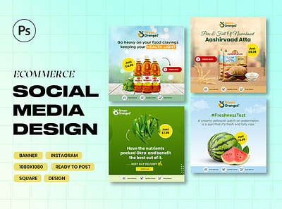 ECommerce Social media designs banner banner design ecommerce instagram banner instagram post post