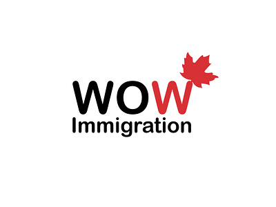 Wow Immigration Logo freelancing logo logodesign