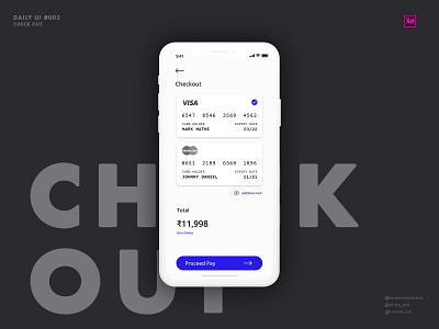 Daily UI :: #002 | Credit Card Checkout