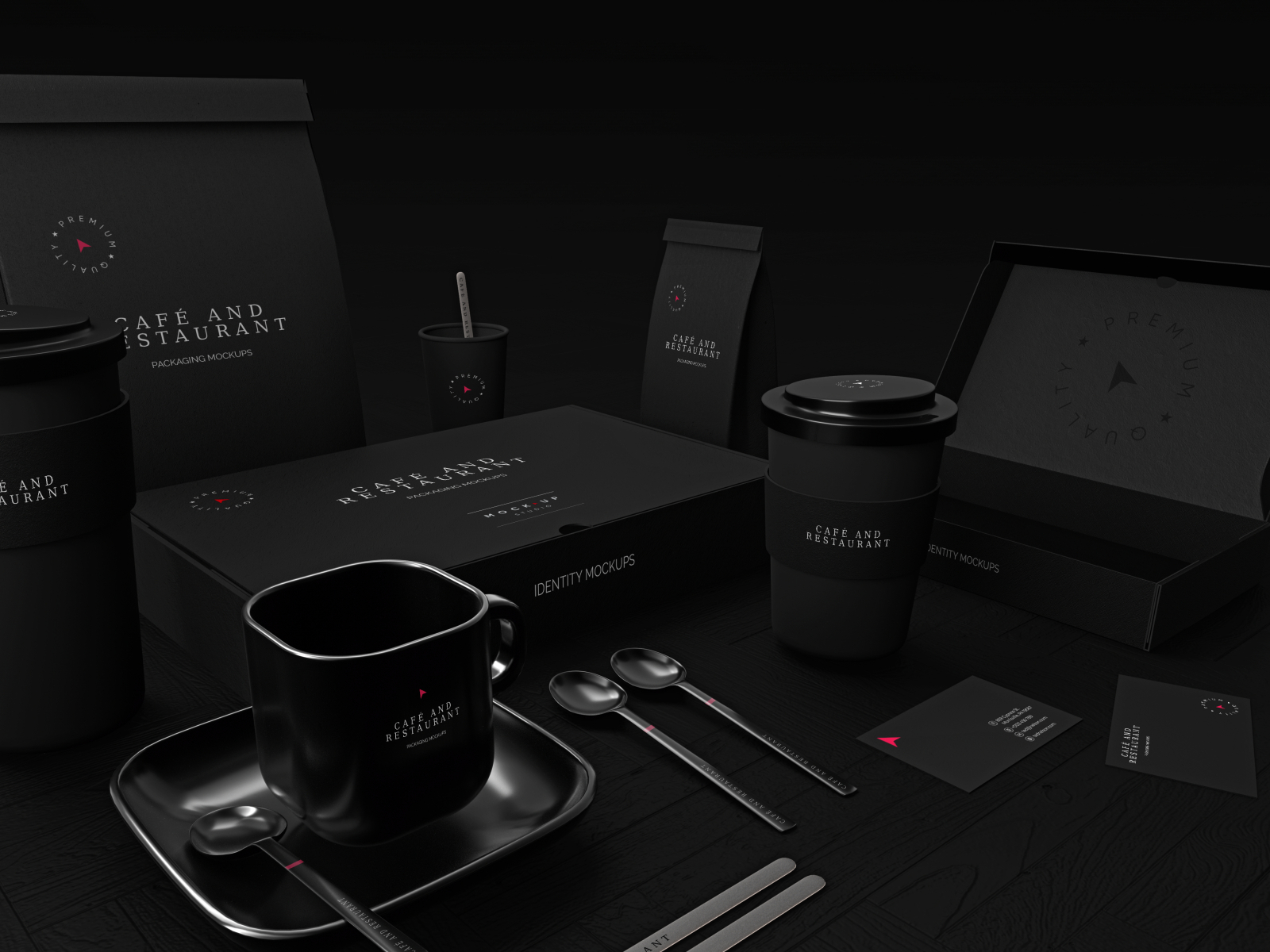 Download Cafe Restaurant Packaging Mockup By Mockup Studioo On Dribbble