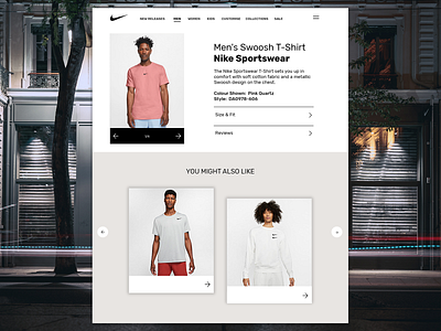 Nike - Web Design design nike ui ux web webdesign website
