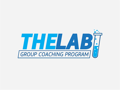 THE LAB (group coaching program) branding coaching design laboratory logo marketing marketing agency since vector
