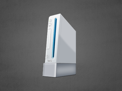 Free Nintendo Wii Console Design Mockup in PSD - DesignHooks