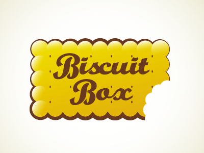 Biscuit Box biscuit box games logo yellow