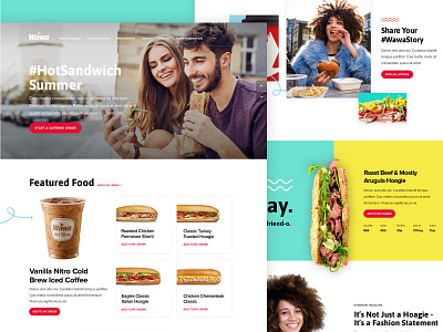Marketing Home convenience store design design system desktop flexible layouts food home page homepage mobile responsive ui ui design web design